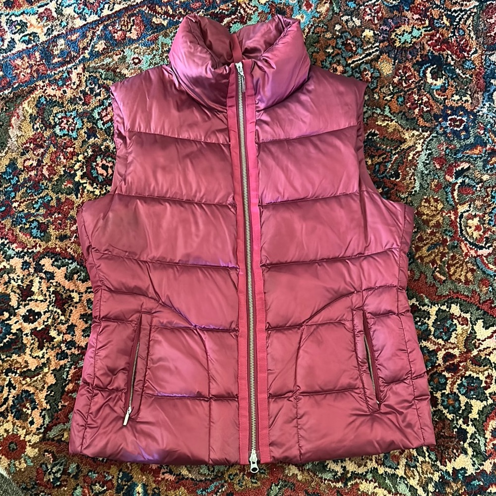 Escada Women's Puffer Vest - Burgandy